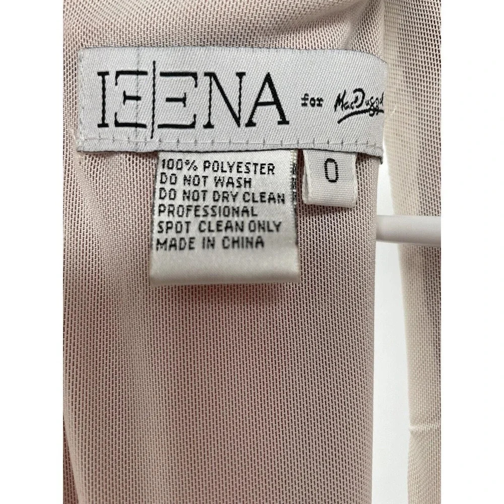 IEENA by MAC DUGGAL Gown Rose Pink Embellished Neck Trumpet Size US 0 - Picture 14 of 16